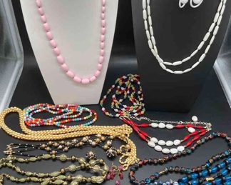 Costume Jewelry With ClipOn Earrings