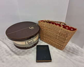 Vintage Hat Box Basket Purse Cookbook