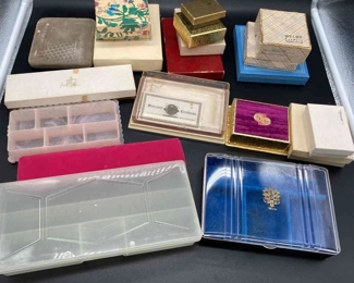 Vintage Jewelry Boxes And Cases Includes Iowa Stores