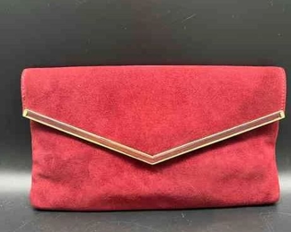 Womens Geuine Leather Burgandy Harry Levine Handbag