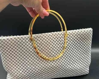 Womens Vintage Aluminum Mesch Evening Bag