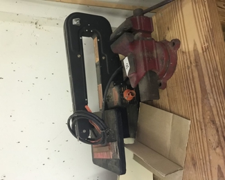 Scroll Saw and vice