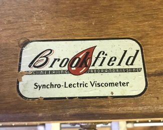 Vintage Brookfield Viscometer in case