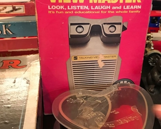 Talking viewmaster and music box