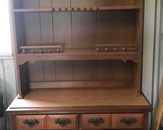 Nice smaller hutch - great for coffee bar