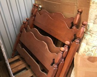 Three twin bed sets with mattresses