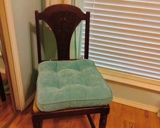 Needlepoint seat chair
