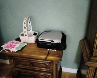 Solid wood night stand