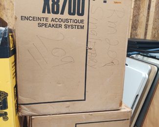 Vintage Sansui Speakers In Box