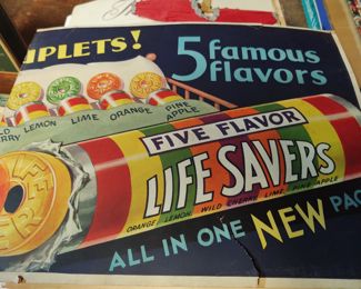 Cardboard Vintage Half Sign