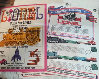 Lionel Train Items