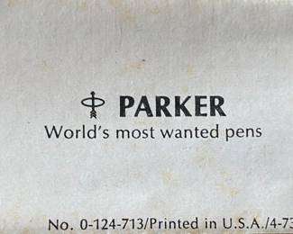 Parker Fountain Pens