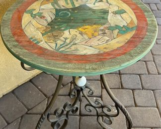 Sticks Lazy Susan on Iron Base 