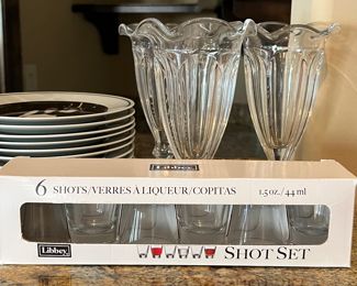 Sundae Glasses, Shot Glasses