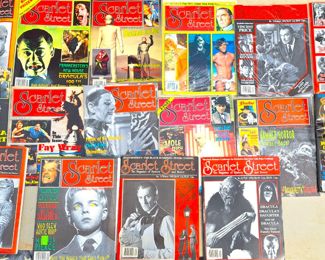 SCARLET STREET MAGAZINES TABLE LOT MYSTERY HORROR