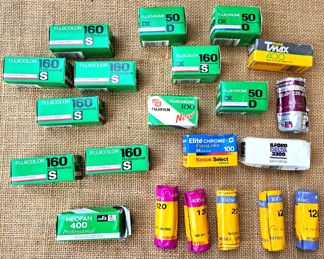 VINTAGE CAMERA FILM LOT