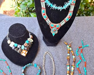 FABULOUS TURQUOISE & MORE JEWELRY LOT
