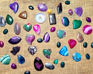 JEWELRY LOT MARBLE PENDANT S