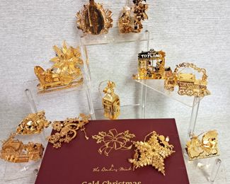 DANBURY MINT CHRISTMAS ORNAMENTS
