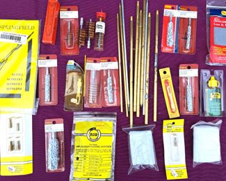 GUN CLEANING SUPPLIES LOT