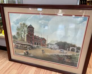 gateway to the queen city us post office mind and city gate by Charles Roy Smith