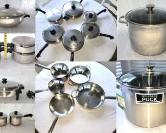 Saladmaster & Wolfgang Puck stainless cookware