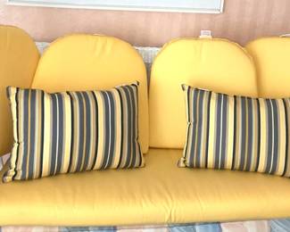 lot of Sunbrella cushions clean