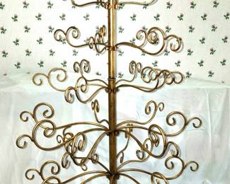 metal Christmas ornament tree