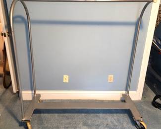 commercial grade clothes rack on wheels