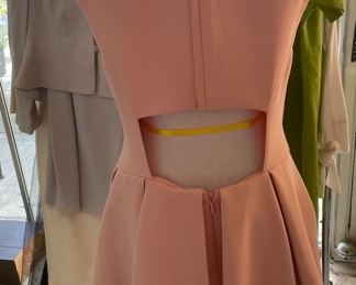 New Halston pink dress