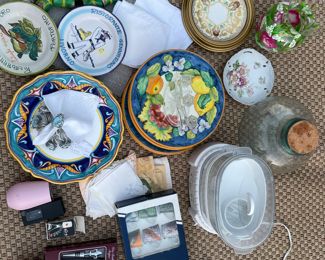 Italian plates and platers, etc.