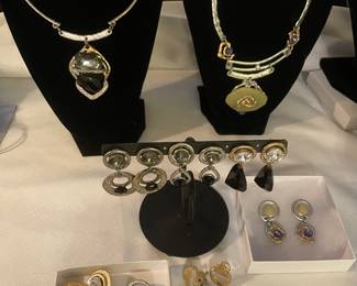 J Jansen gold and silver plated Jewelry 