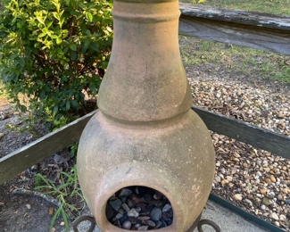 Chiminea $ 58.00 with stand 