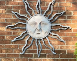 Metal Sun Wall Hang $ 48.00