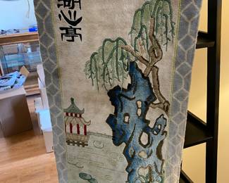 Silk Hand Knotted Tapestry $ 240.00 Will NOT reduce on Saturday - Reserve Price in place.