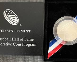 US Mint 2014 Baseball Hall of Fame Coin