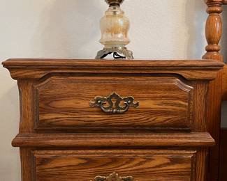 Vintage Cochrane Nightstand 1 , Lantern Lamp