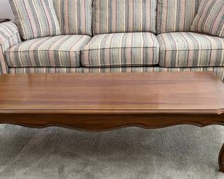 Vintage Drexel Sofa, Loveseat, Coffee Table, End Tables pr, Floor Lamp, Table Lamps pr, Art