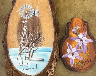 Art Handpainted Wood