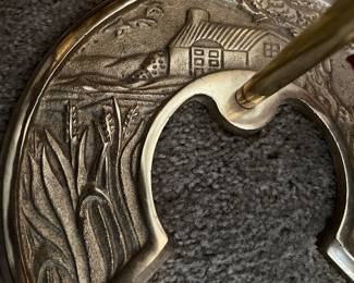 Brass Fireplace Tools 8 pc