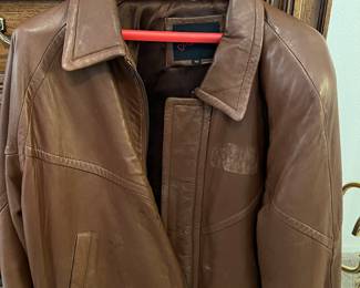 J. Sullivan Leather Coat