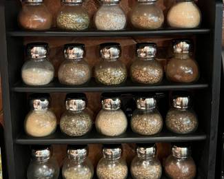 Spices and Spice Rack