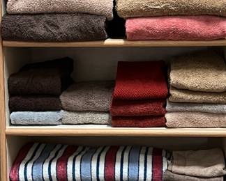 Assorted Towels, Beach Towels, Sheets, Blankets, etc