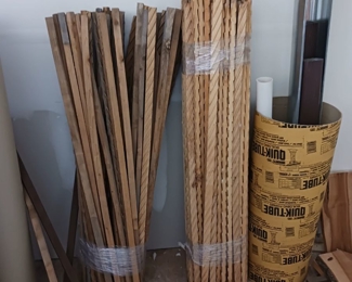 Remodeling supplies wood trim