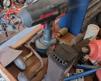 Snap on battery drill