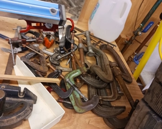 Variety of clamps would working