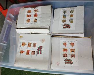  Welcome Home, Old Stone Church, Lil Red Schoolhouse, Firehouse, Village Inn, Bakery, Variety Store, Savings and Loan, Hospital, Doc Mitchell's office
