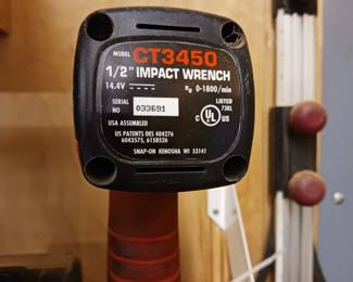 Snap on half inch impact wrench battery operated