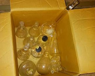 Vintage Pyrex chemistry lab glass