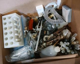 Chemistry lab parts and pieces sold as a group $50